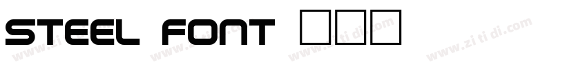 Steel font字体转换